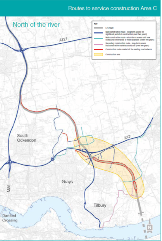 Proposed Construction hours/routes - Thames Crossing Action Group