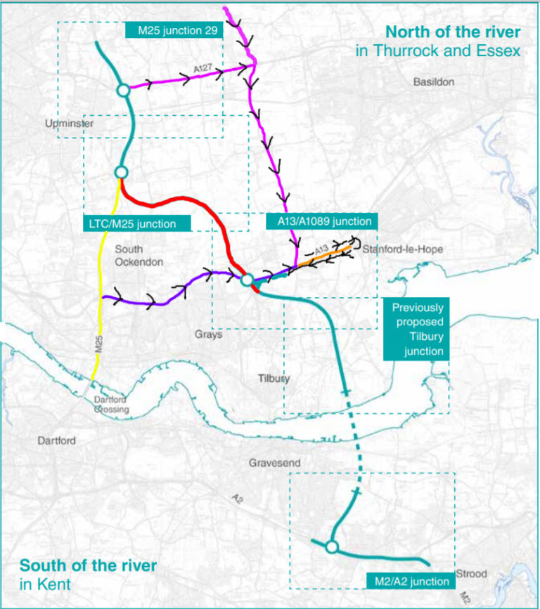 LTC Bottleneck (M25-A13 junctions) - creating congestion